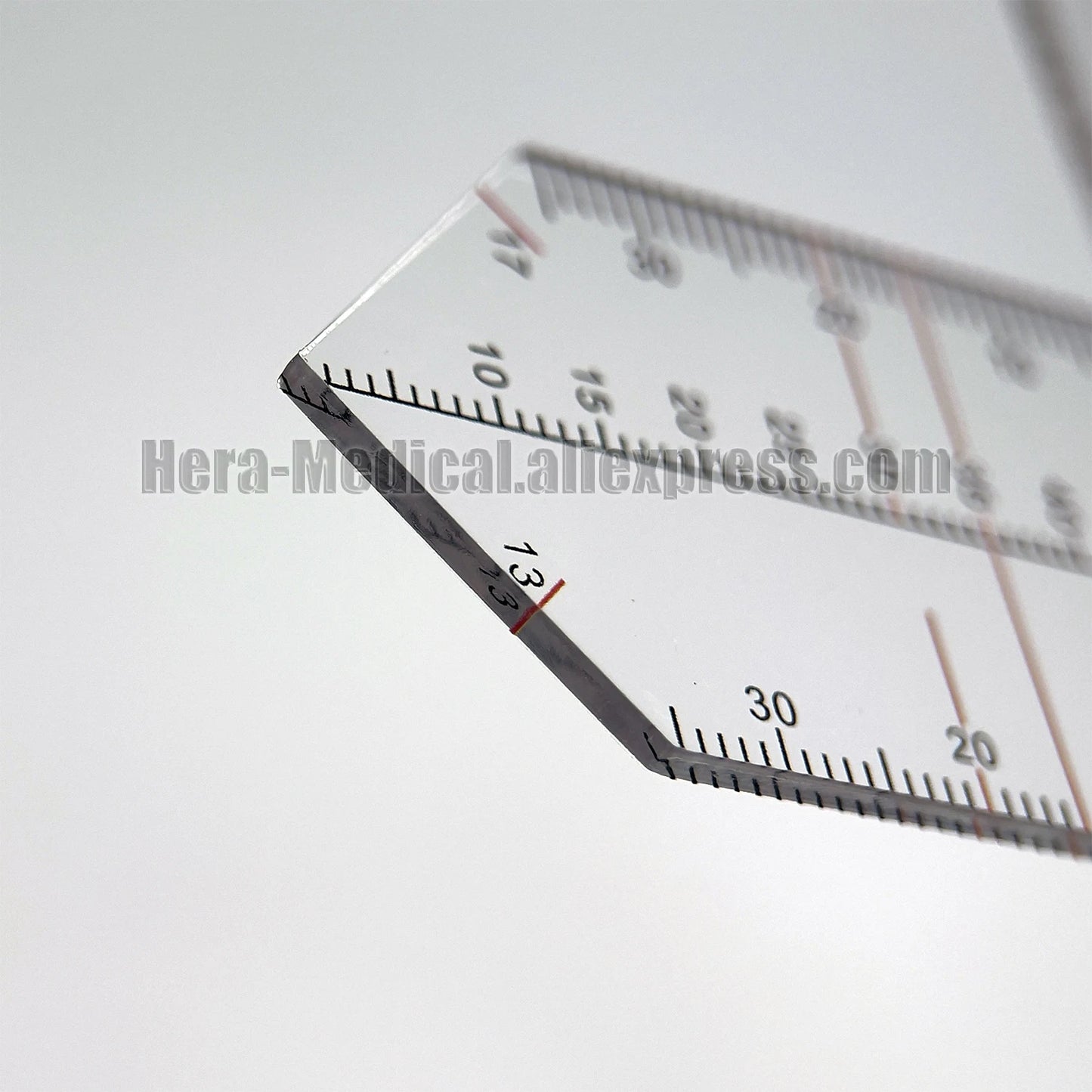 New Dental Denture Ruler T-scale Drawing And Alignment Examination Orthodontic Symmetry Measurements Multifunctional