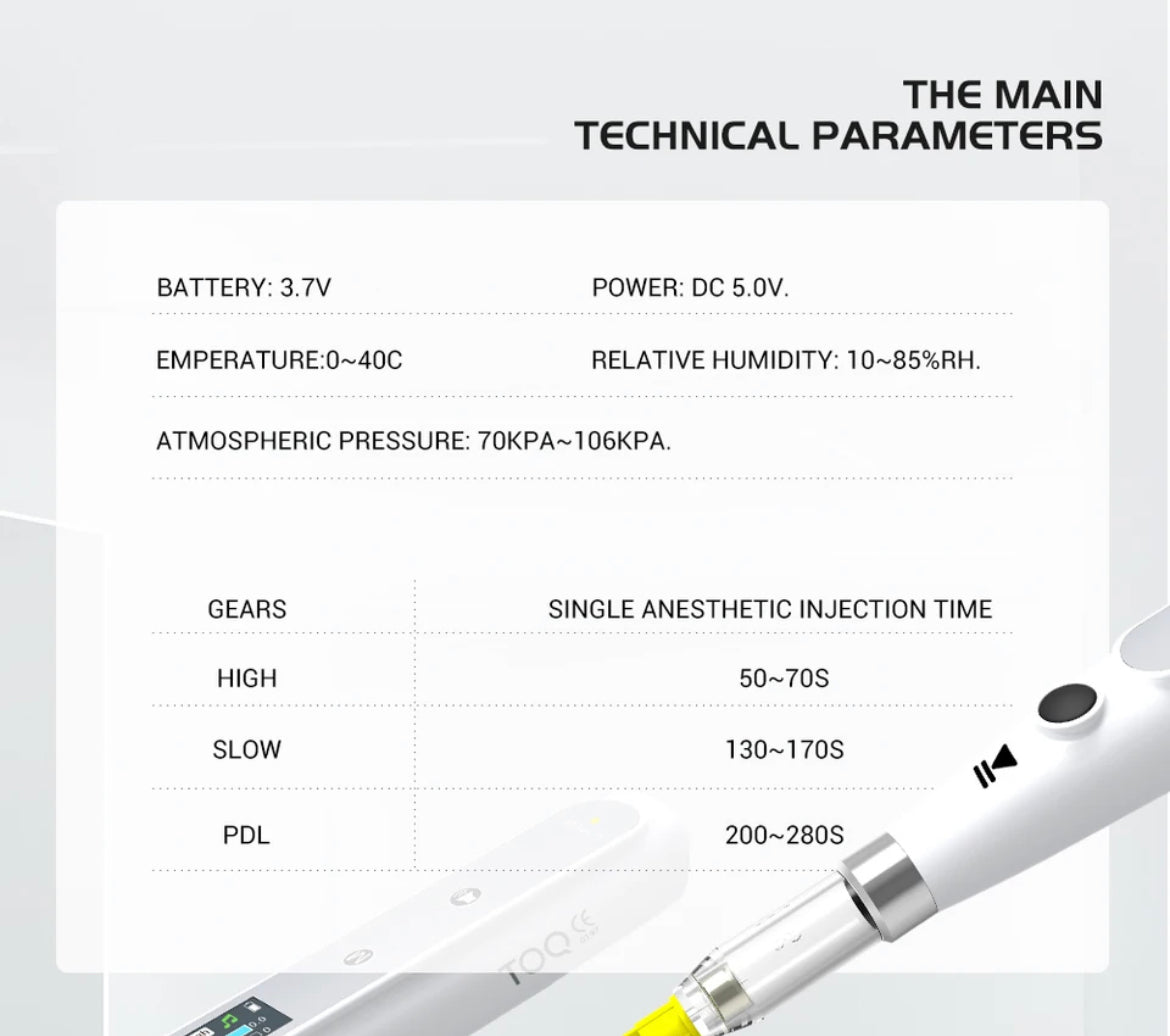 Painless anesthesia injector