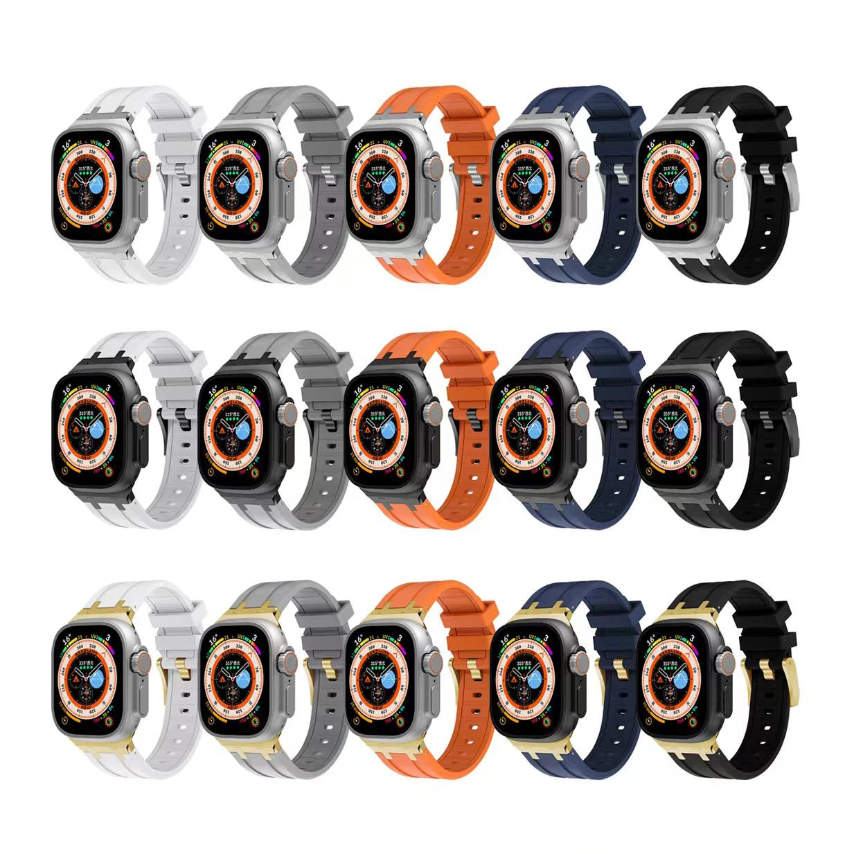 Dapper AP Silicone Band With Titanium Adapter