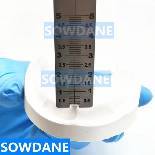 Dental Papilla Gauge Papillameter Stainless Steel Measuring Lip Ruler Dental Lab Tools