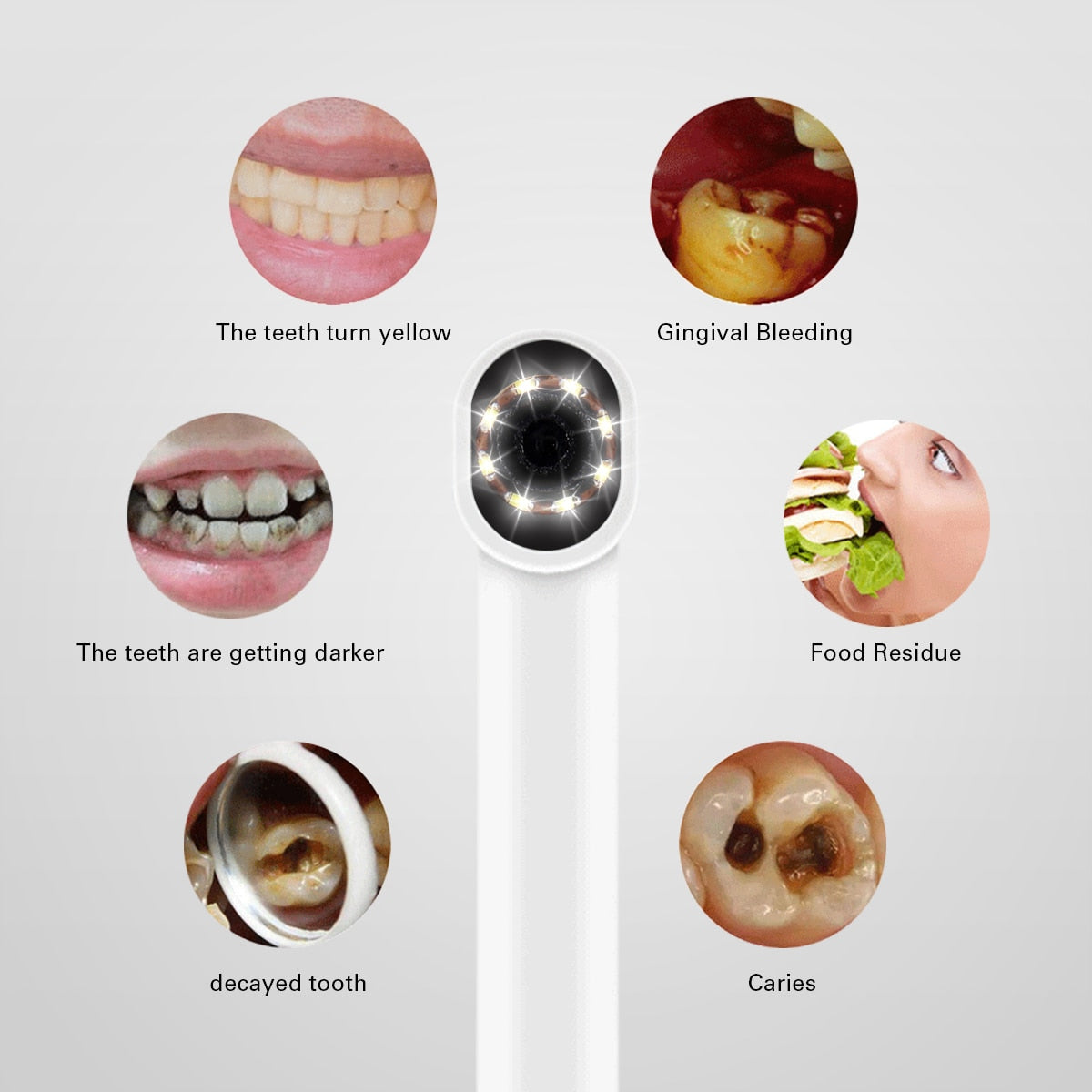 USB Dental Camera 1080P HD Waterproof intraOral Inspection Camera Endo