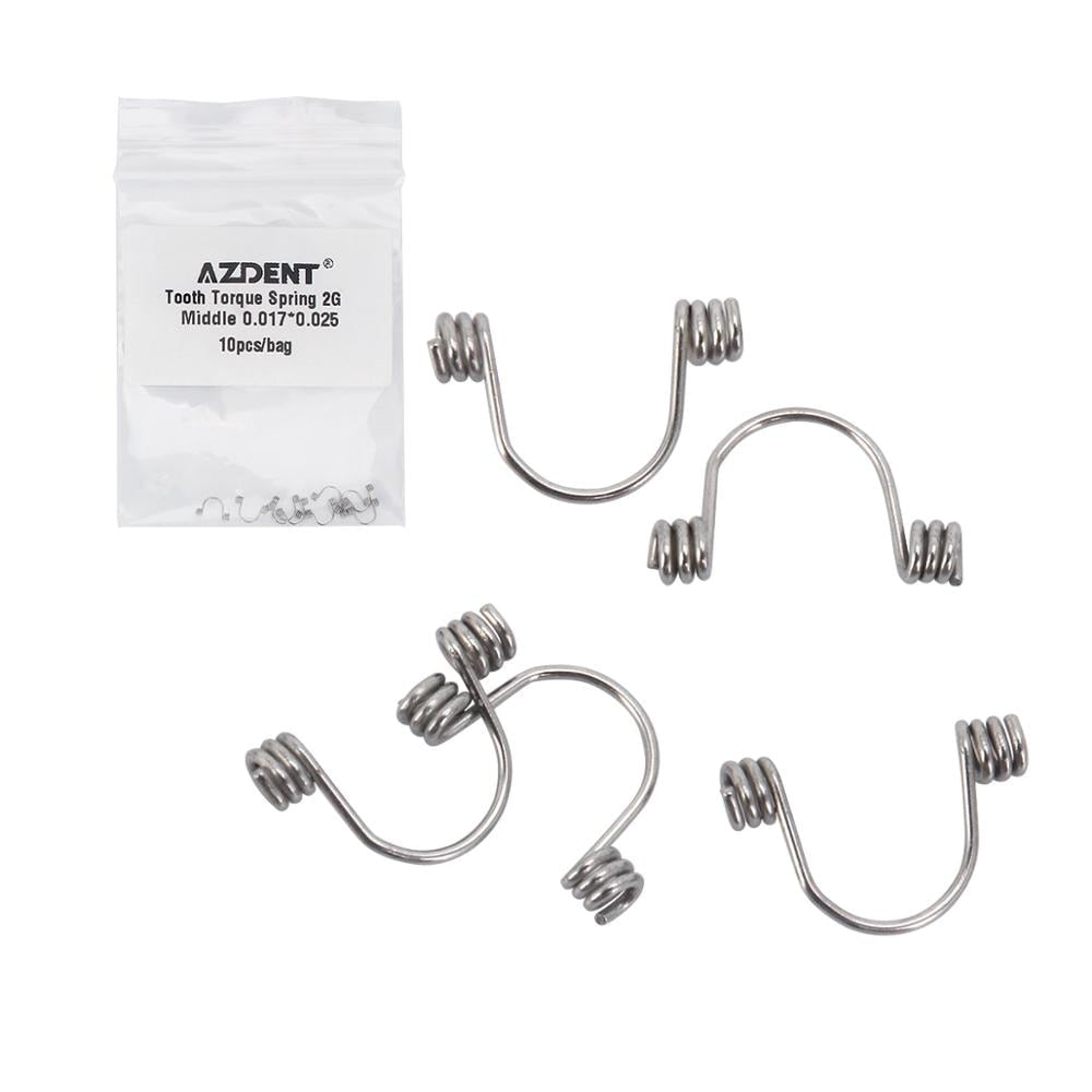 10Pcs/Pack Torque SS Rectangular Springs for Anterior Teeth