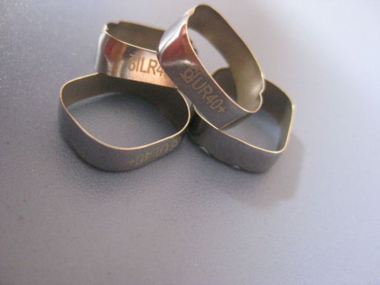 10Kit(40Pcs) 1st Molar Plain Metal Bands