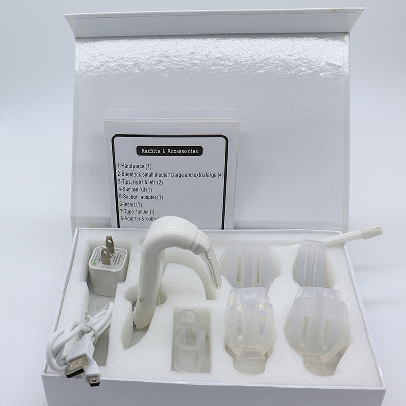 Wireless intraoral lighting Suction Bite Block