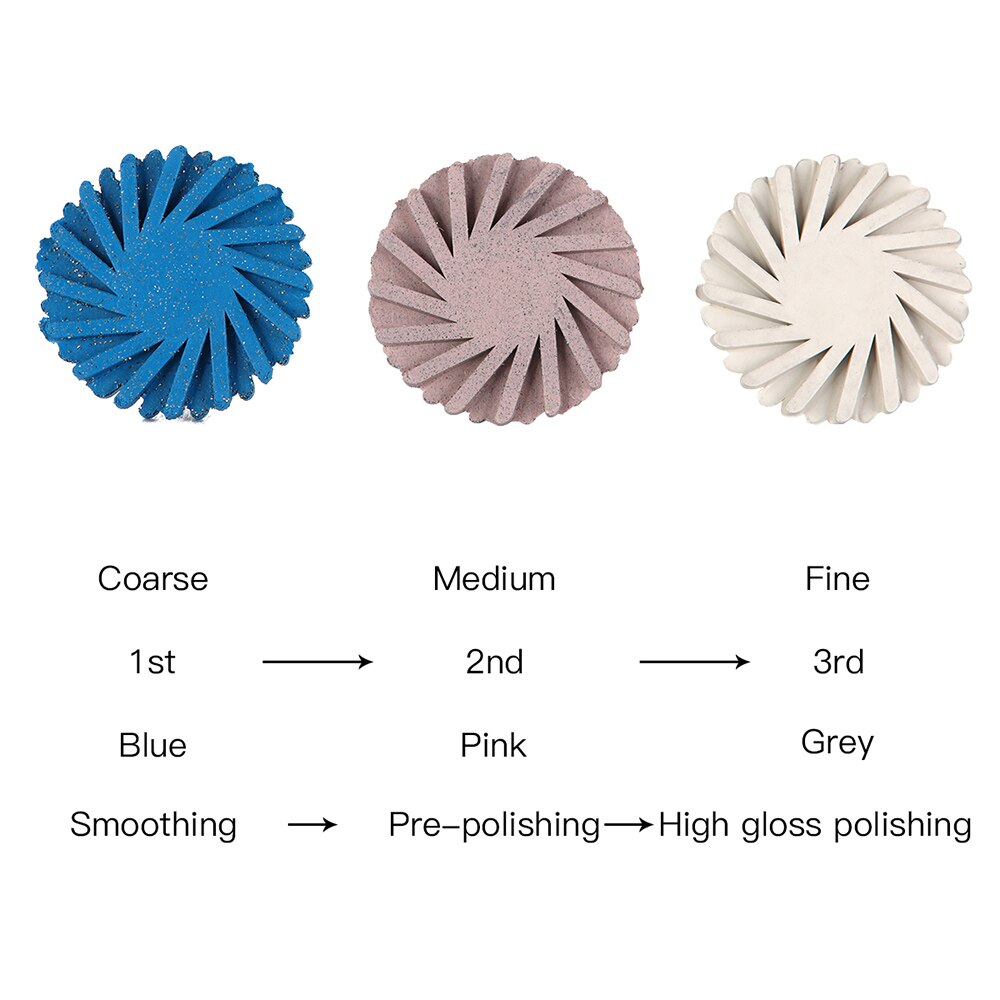 6pcs Composite Polishing Discs Kit