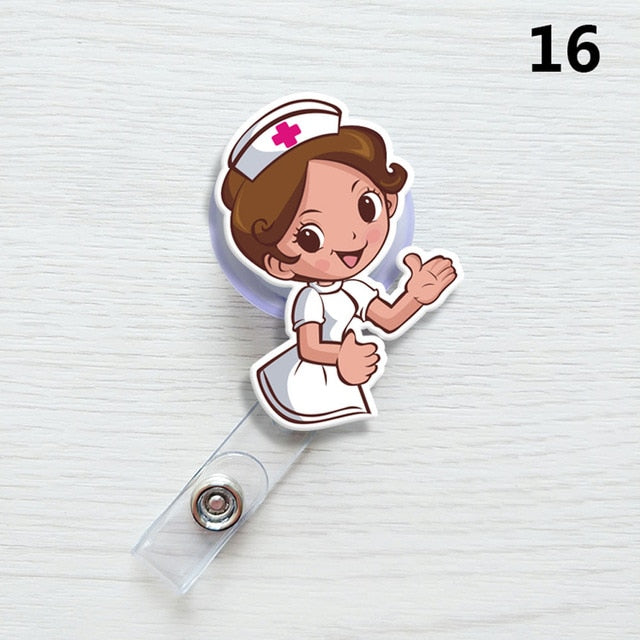 Retractable ID Card Badge Holder