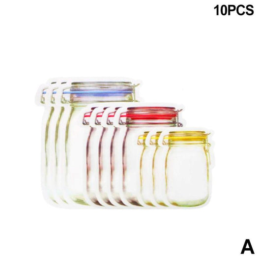 Reusable Sealed Jar Bottles