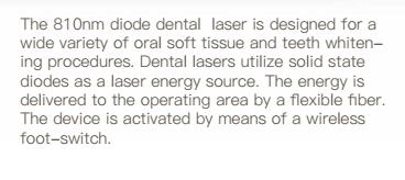 Dental 810nm Diode Laser - 2.5W