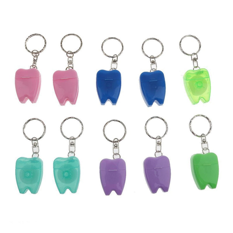 Mini Dental Floss - Key Ring