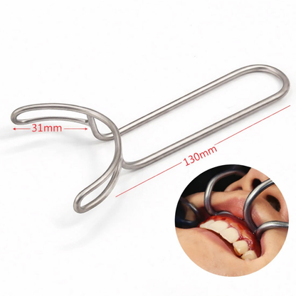 Black / Stainless Steel Retractor