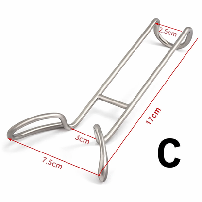 Black / Stainless Steel Retractor