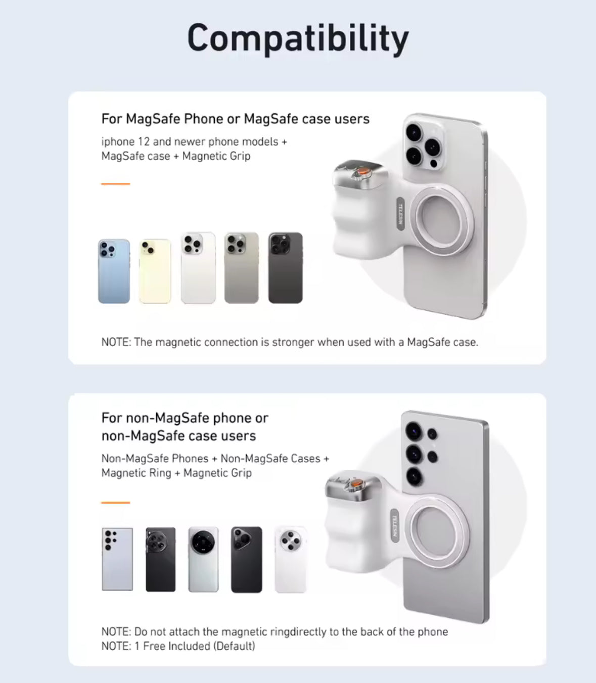 Magnetic Mount with LED Light