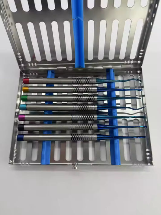 7Pcs Dental minimally invasive elevator set - Titanium alloy elevators