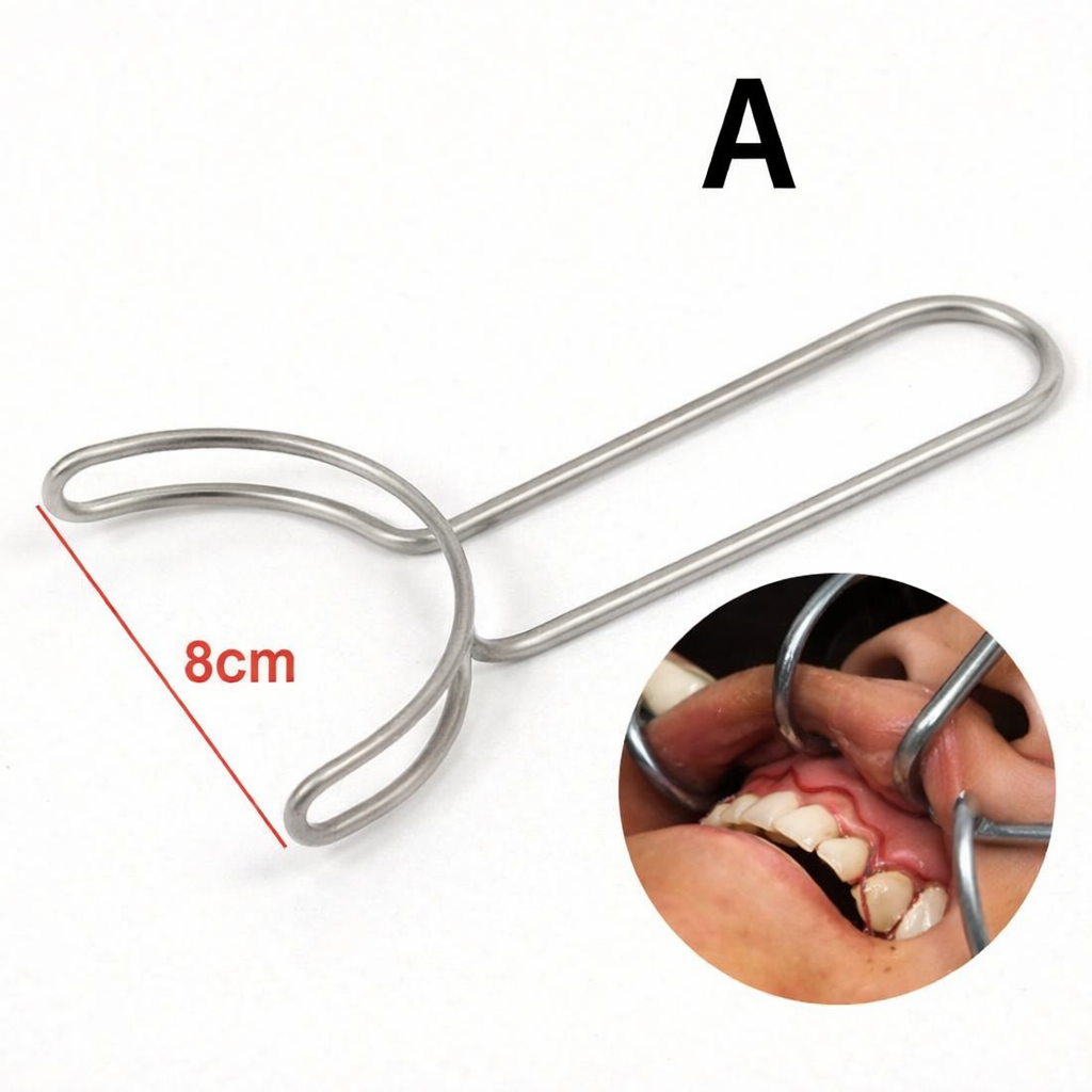 Black / Stainless Steel Retractor