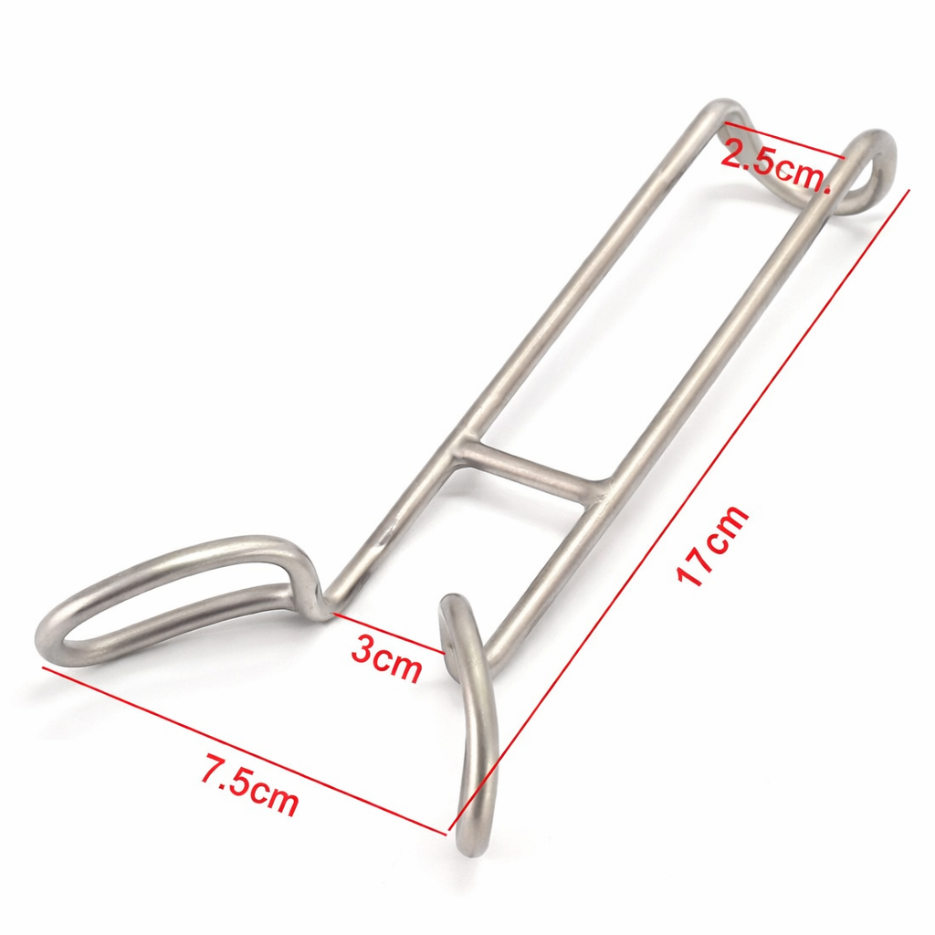 Black / Stainless Steel Retractor