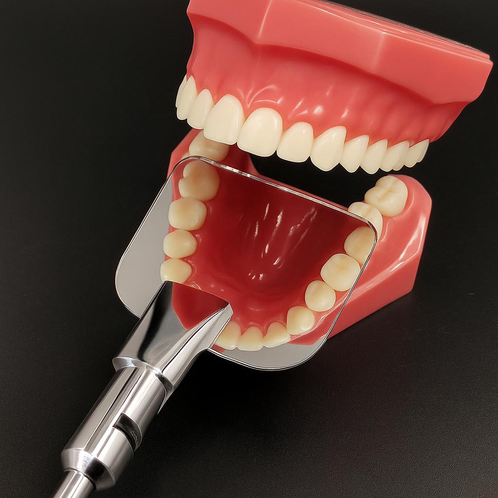 Universal Dental Mirror Holder Mouth Mirror Gripper Metal Materials Dentistry Odontologia Orthodontic Oral Care Photography