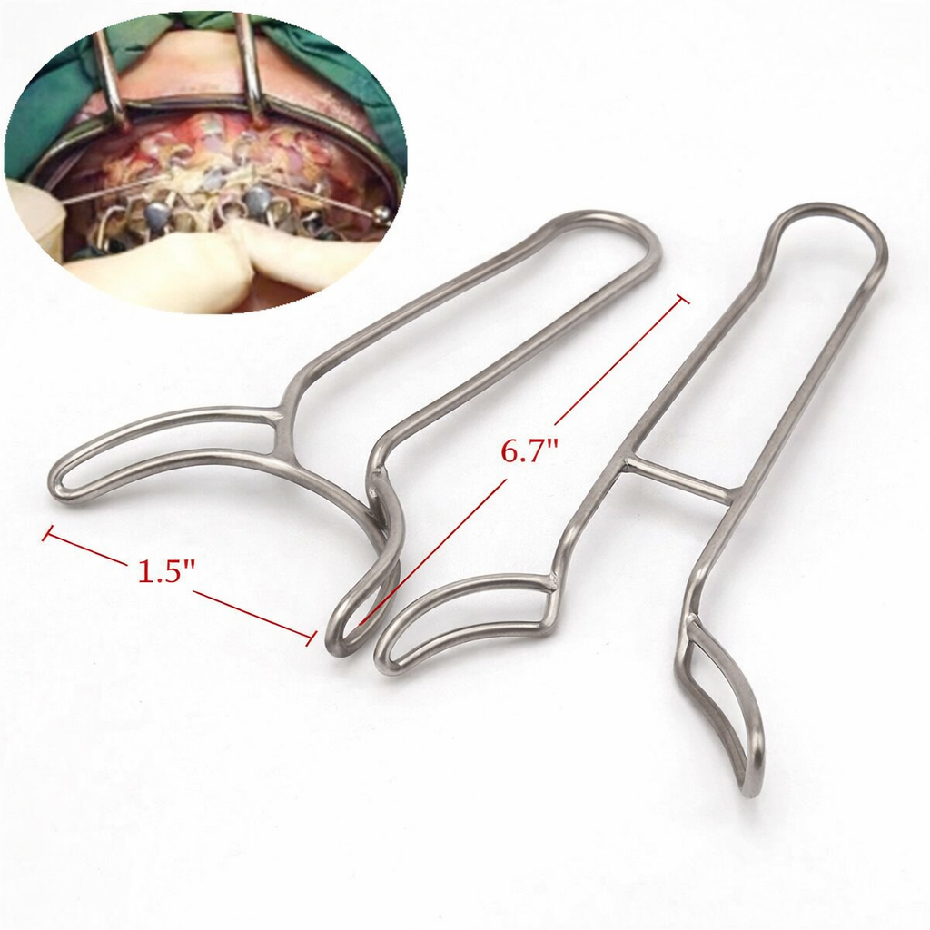 Black / Stainless Steel Retractor