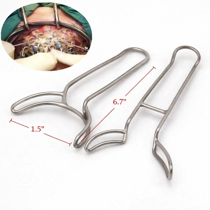 Black / Stainless Steel Retractor