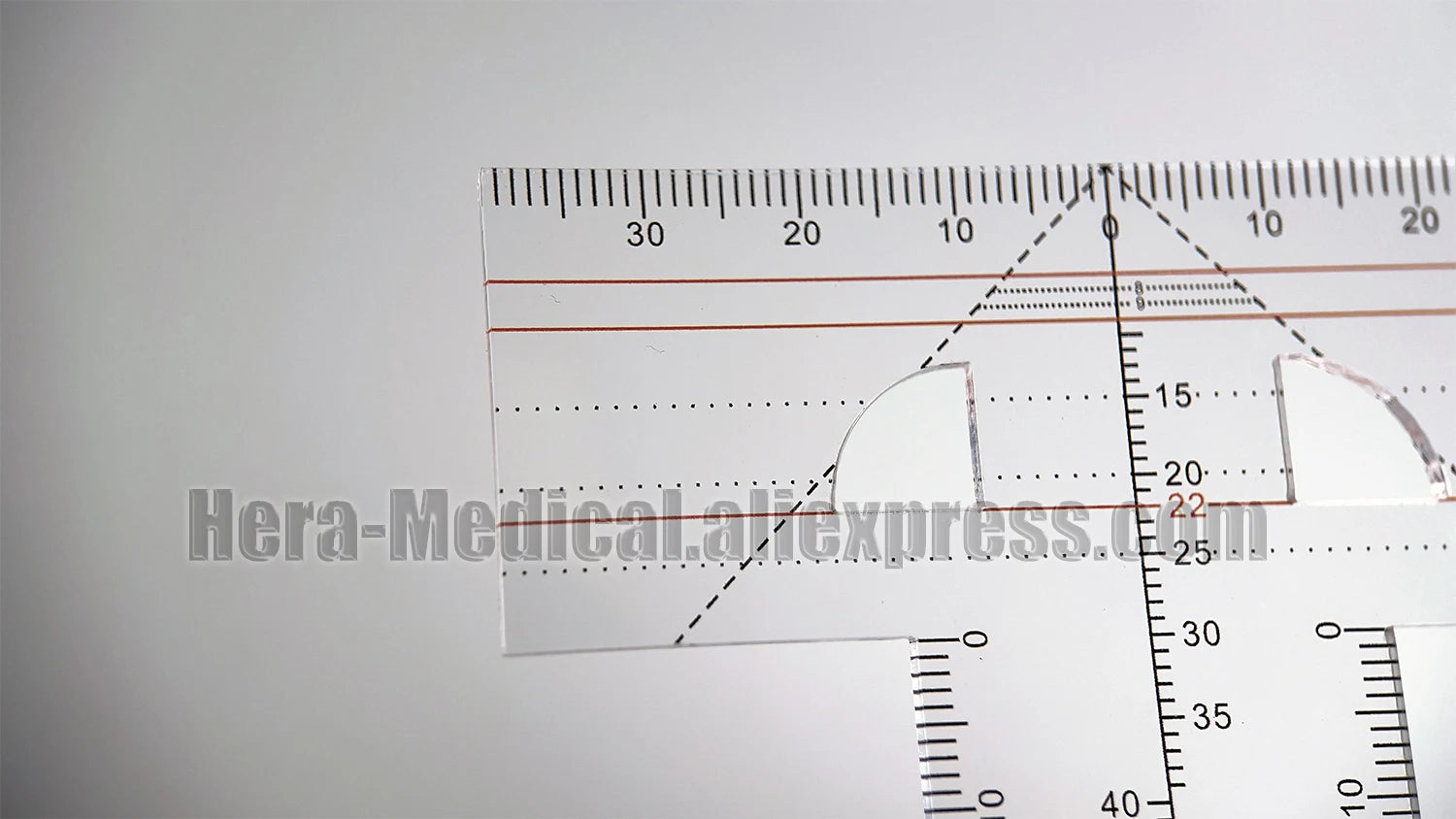 New Dental Denture Ruler T-scale Drawing And Alignment Examination Ort ...