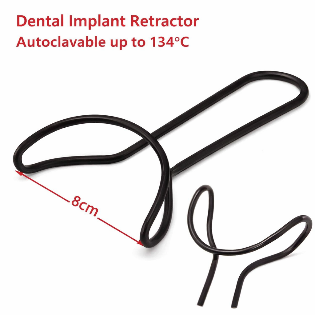 Black / Stainless Steel Retractor