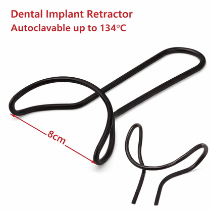 Black / Stainless Steel Retractor