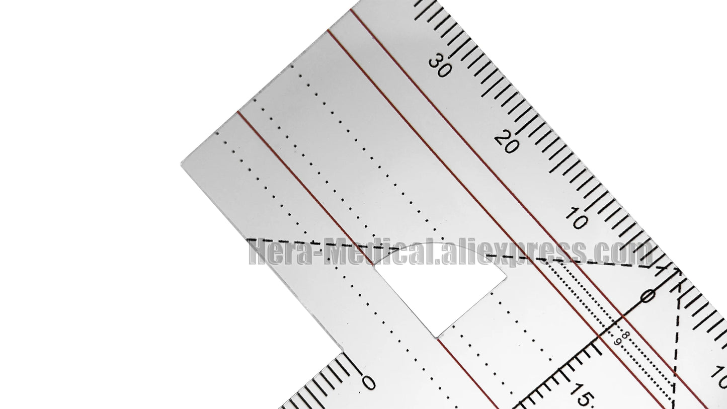 New Dental Denture Ruler T-scale Drawing And Alignment Examination Ort ...