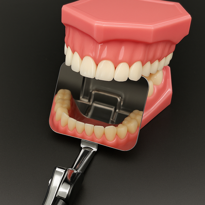 Universal Dental Mirror Holder Mouth Mirror Gripper Metal Materials Dentistry Odontologia Orthodontic Oral Care Photography