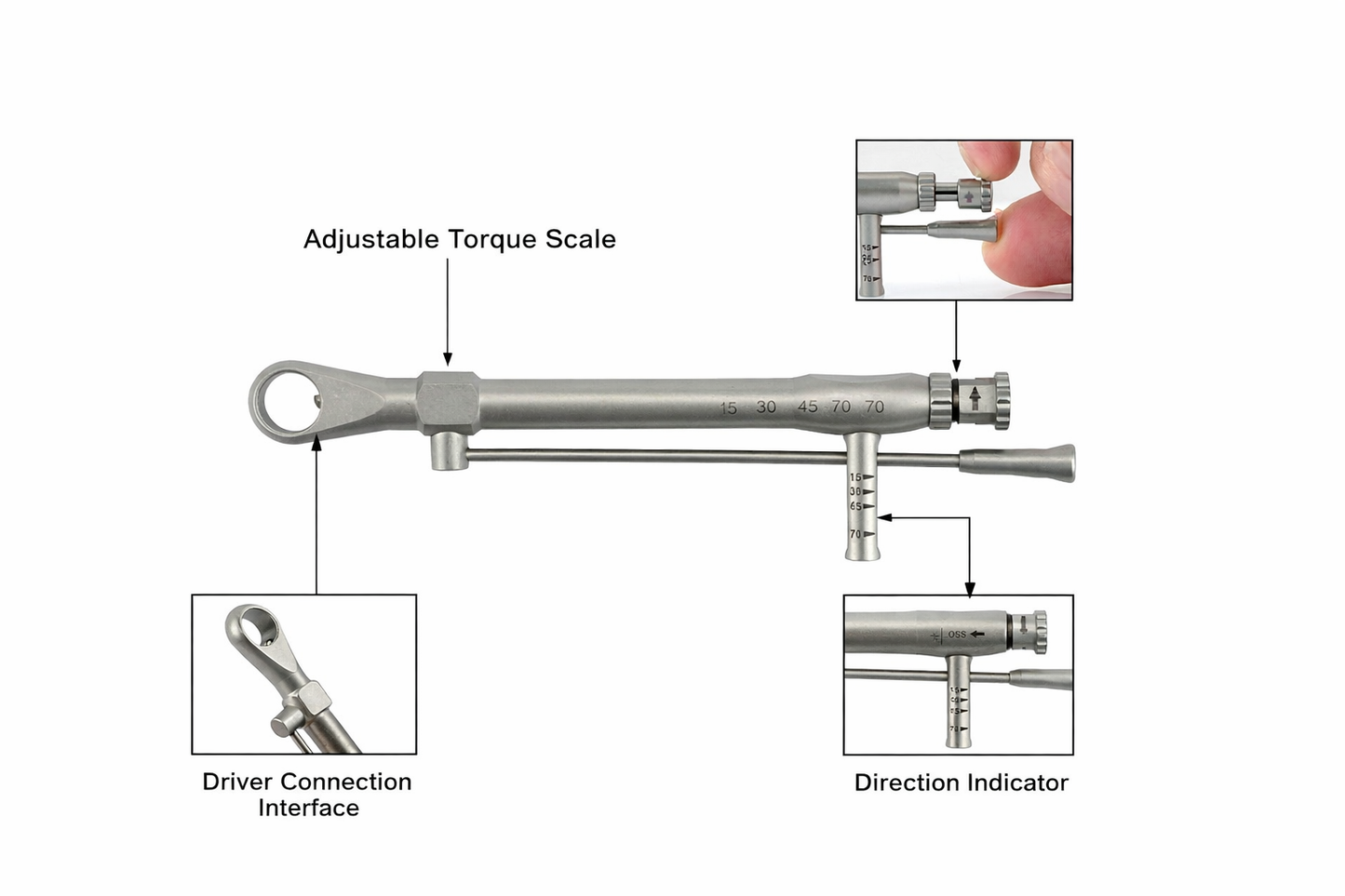 All in 1 Implant Screw Drivers - Torque Boxes