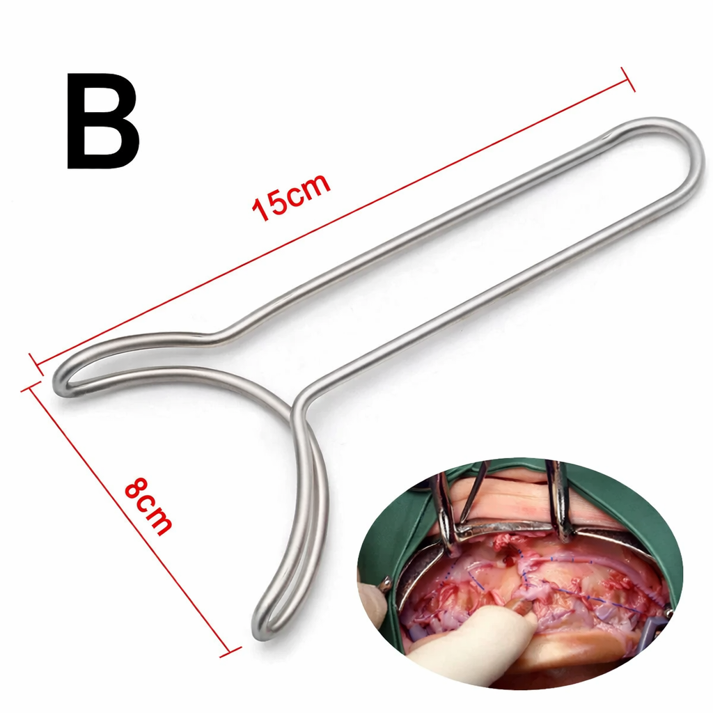 Black / Stainless Steel Retractor