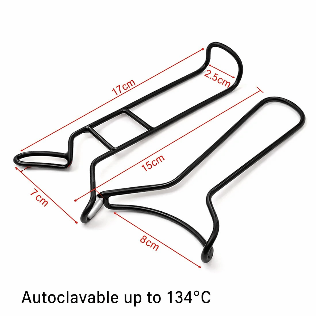 Black / Stainless Steel Retractor