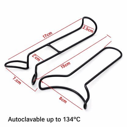 Black / Stainless Steel Retractor