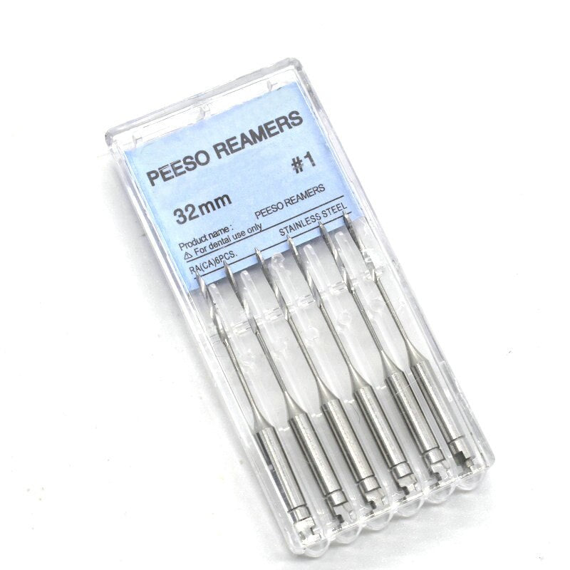 Dental Instrument  Peeso Reamers Largo Drills Engine Use Stainless Steel Root Canal 28Mm 32Mm Dentist Tool