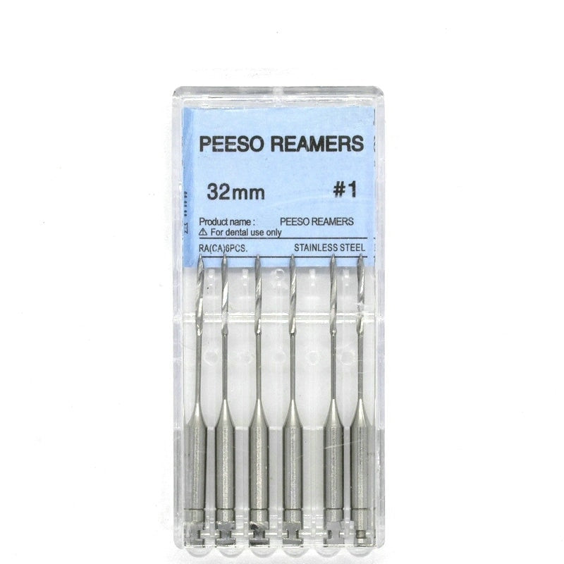 Dental Instrument  Peeso Reamers Largo Drills Engine Use Stainless Steel Root Canal 28Mm 32Mm Dentist Tool