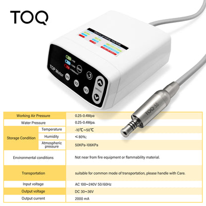 Dental clinical brushless LED micro motor can work With 1:5 1:1 16:1 Contra Angle Dentist Low Speed Handpiece