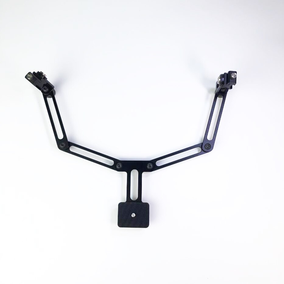 SLR 6D\850D D5100\D7200 Dental Macro photography bottom stand
oral cavity Supplementary light R1C1 320C MF12 twin flash brackets