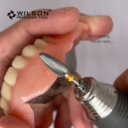 Wilson Precision Tools Carbide Dental Lab Bur Pieza De Baja Velocidad For Trimming Resin