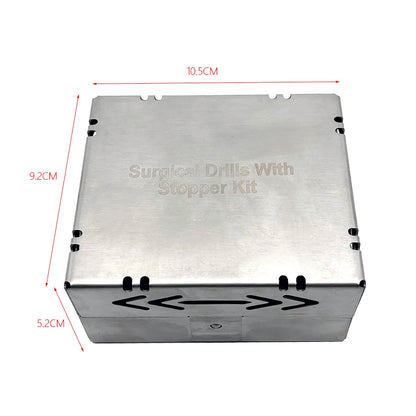 21-Piece Dental Osseodensification Bur Kit – Implant Drill System with Depth Stoppers