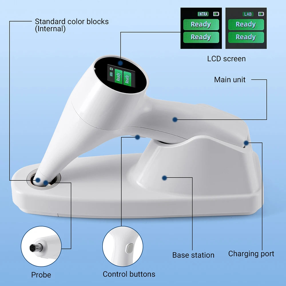 Digital Dental Shade Guide — High-Accuracy Teeth Color Comparator with LCD Display