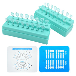 32pcs/Set Dental Veneer Mould Kit Composite Resin Mold Light Cure Autoclave Anterior Front Teeth Mould Teeth Whitening Tools