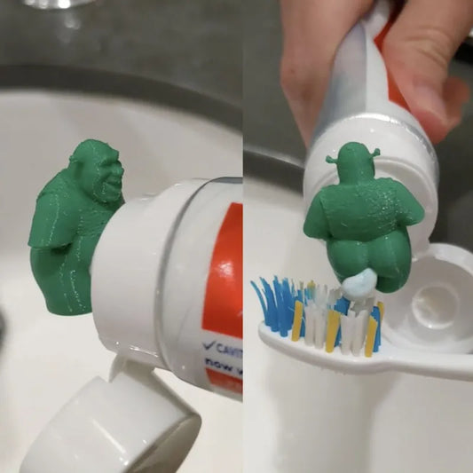 Shrek pooping toothpaste topper for Kids and Adults