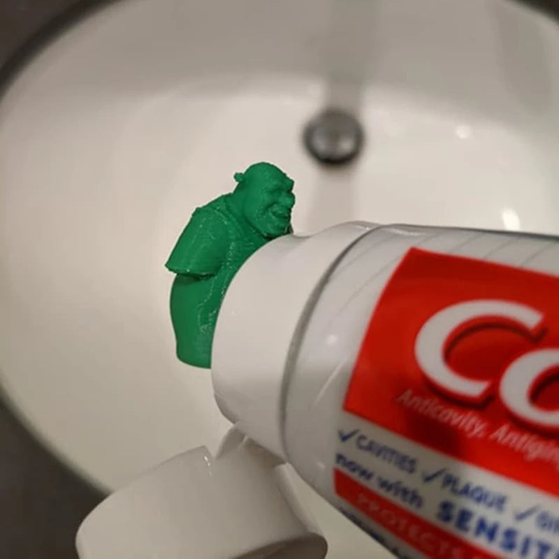 Shrek pooping toothpaste topper for Kids and Adults