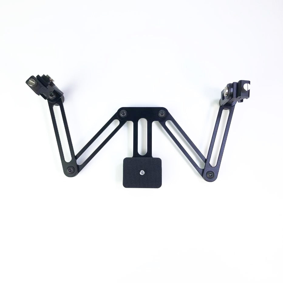 SLR 6D\850D D5100\D7200 Dental Macro photography bottom stand
oral cavity Supplementary light R1C1 320C MF12 twin flash brackets