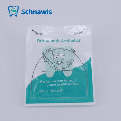 1Pcs/bag Dental Orthodontic TMA  Arch Wire T Loop Forces Keyhole Hook Wire Arch Wire for Orthodontics Brackets Braces Materials