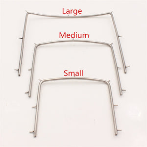 1Pc Dental Stainless steel Rubber Dam Frame Holder Instrument Autoclavable For Dental Lab Supplies