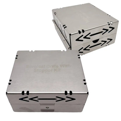 21-Piece Dental Osseodensification Bur Kit – Implant Drill System with Depth Stoppers