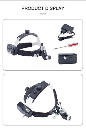 HeadStrap Loupes with adjustable 5W headlight