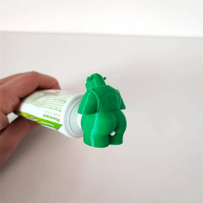 Shrek pooping toothpaste topper for Kids and Adults