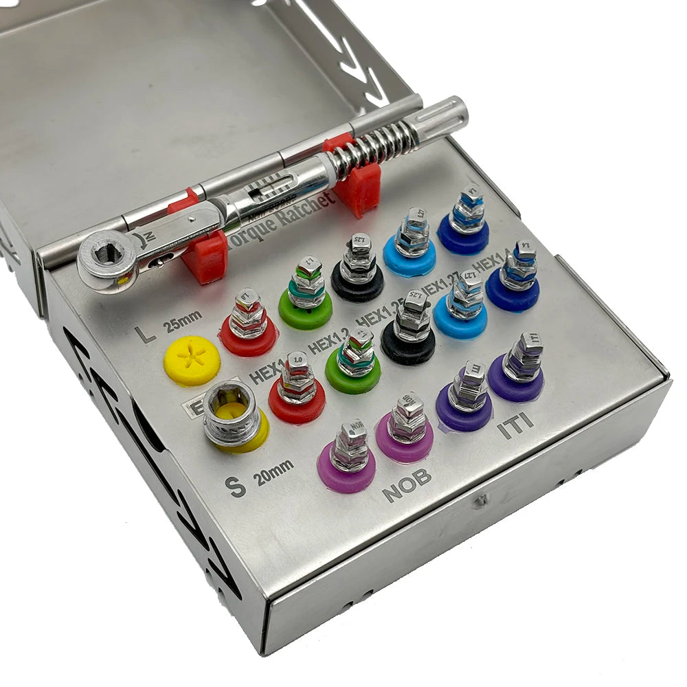 All in 1 Implant Screw Drivers - Torque Boxes