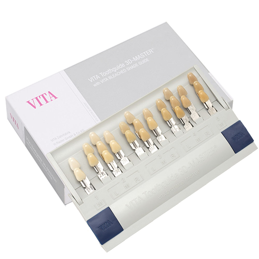 Vita 3D Master Dental Lab Bleach Shade Guide 29 Colors Teeth Whitening Comparing Toothguide Dentistry Clinic Colorimetric Plate