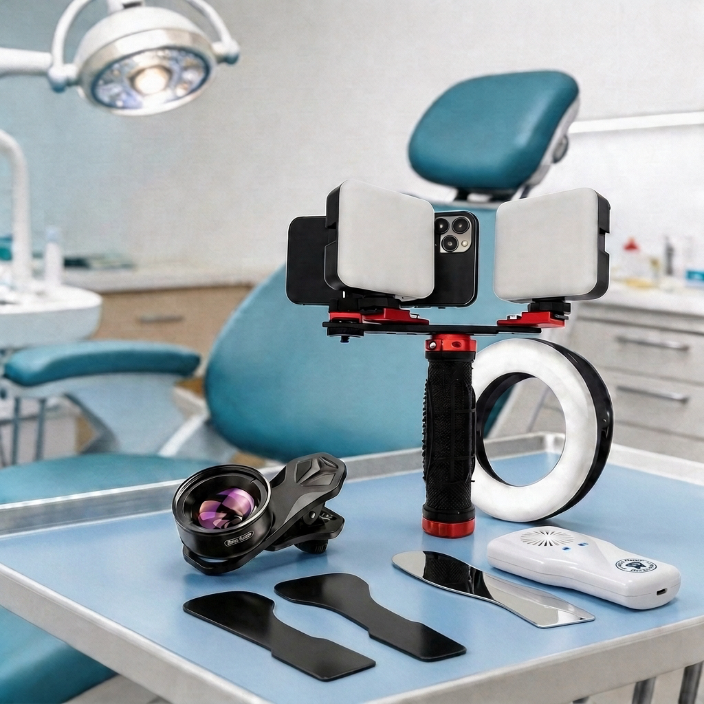 Twin Light Phone Holder